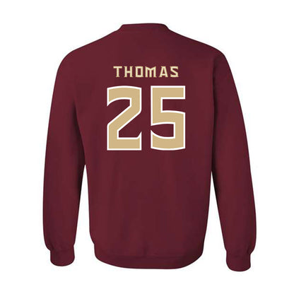 FSU - NCAA Men's Basketball : Justin Thomas - Replica Shersey Crewneck Sweatshirt-1