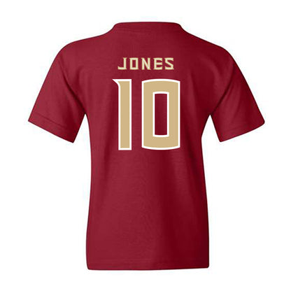 FSU - NCAA Men's Basketball : Lajae Jones - Replica Shersey Youth T-Shirt-1