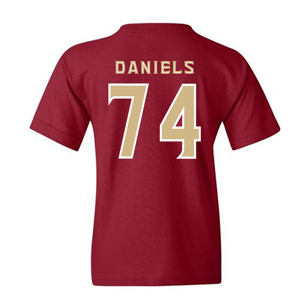 FSU - NCAA Football : Jonathan JT Daniels - Replica Shersey Youth T-Shirt-1