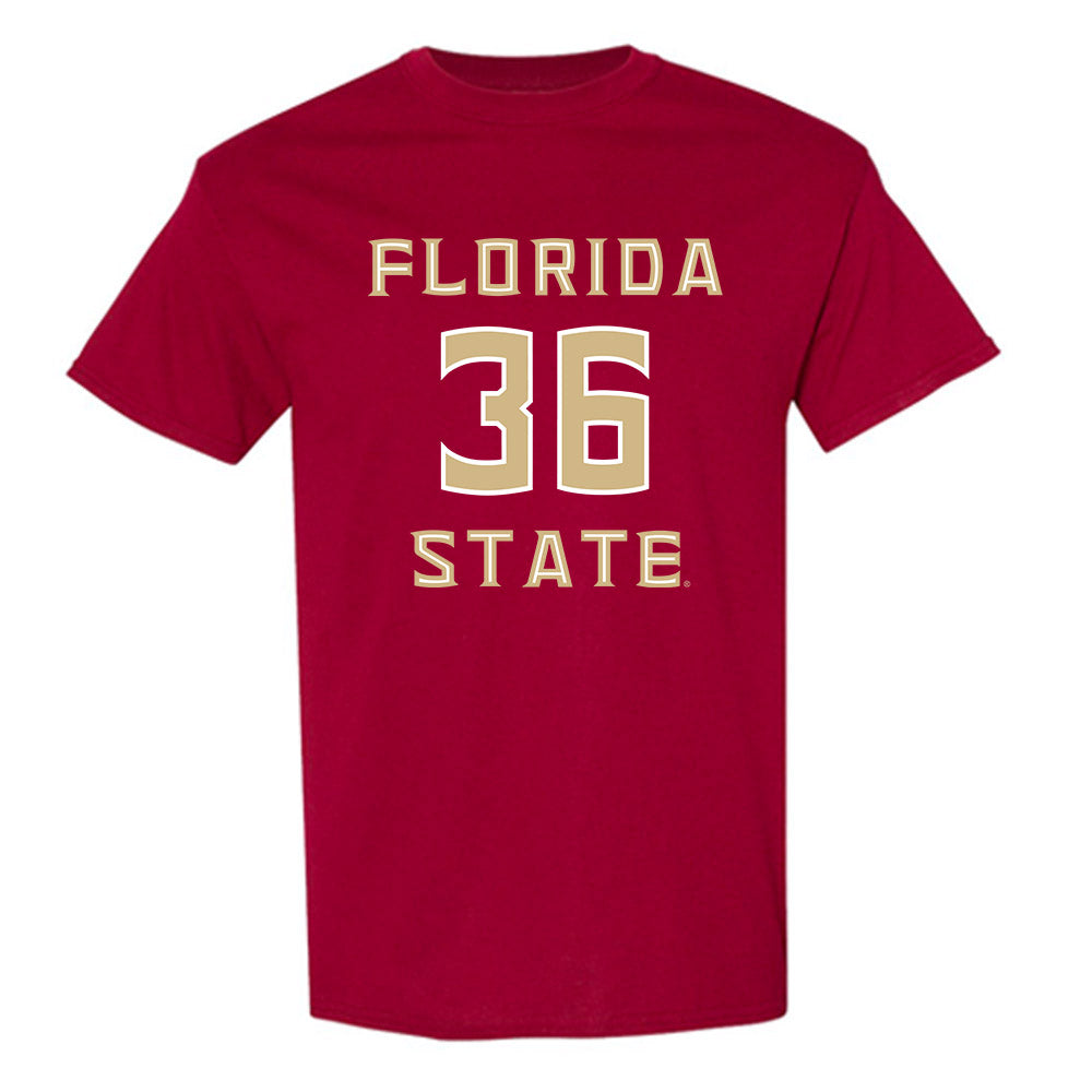 FSU - NCAA Baseball : Jace Estes - Replica Shersey T-Shirt