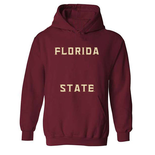 FSU - NCAA Men's Tennis : Justin Lyons - Replica Shersey Hooded Sweatshirt