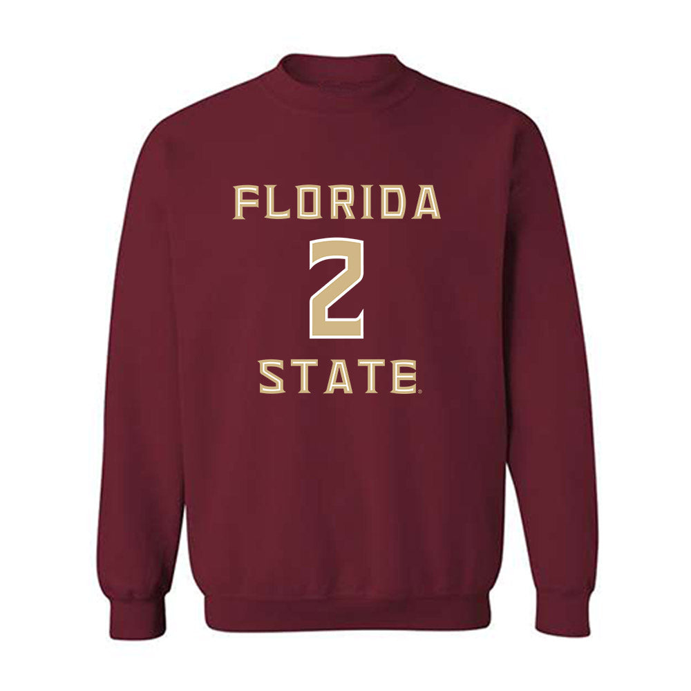 FSU - NCAA Women's Basketball : Amaya Bonner - Replica Shersey Crewneck Sweatshirt-0