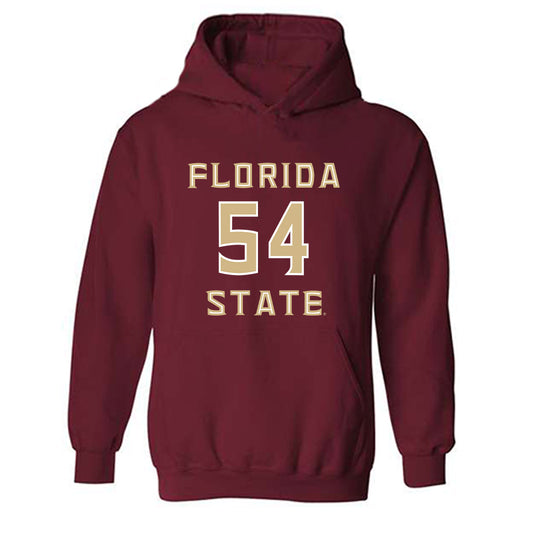 FSU - NCAA Baseball : Presley Woodson - Replica Shersey Hooded Sweatshirt-0