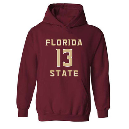 FSU - NCAA Football : Randy Pittman Jr - Replica Shersey Hooded Sweatshirt-0