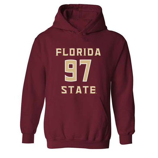 FSU - NCAA Football : Jayson Jenkins - Replica Shersey Hooded Sweatshirt-0