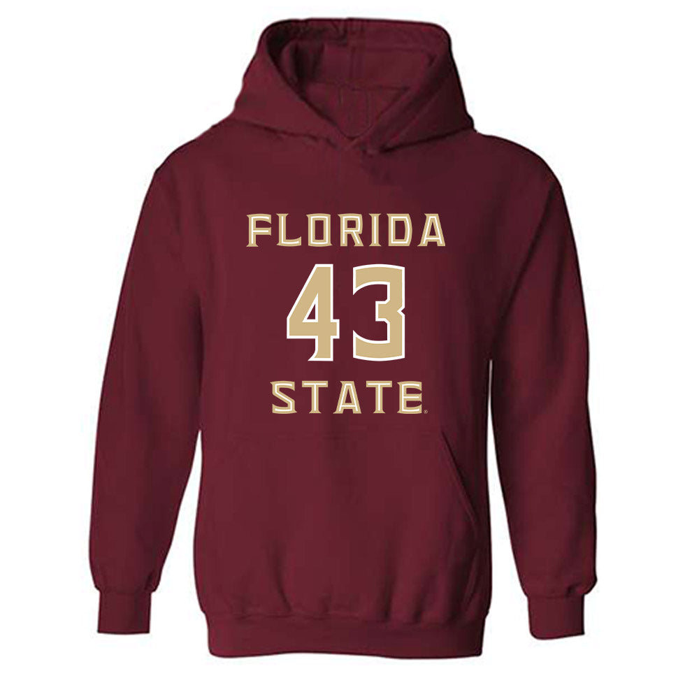 FSU - NCAA Men's Basketball : Jesse Jones - Replica Shersey Hooded Sweatshirt