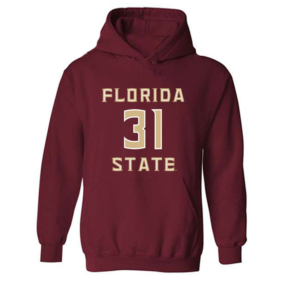 FSU - NCAA Women's Lacrosse : Lexi Smalline - Replica Shersey Hooded Sweatshirt-0