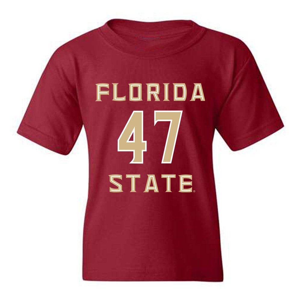 FSU - NCAA Baseball : Rhett Vaughn - Replica Shersey Youth T-Shirt
