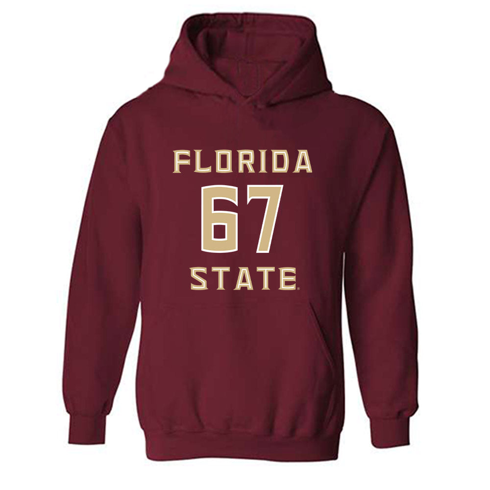 FSU - NCAA Football : Richie Leonard IV - Replica Shersey Hooded Sweatshirt