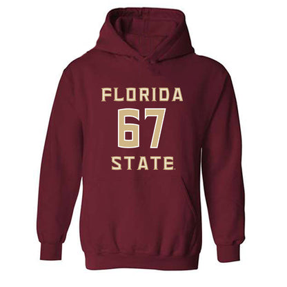 FSU - NCAA Football : Richie Leonard IV - Replica Shersey Hooded Sweatshirt
