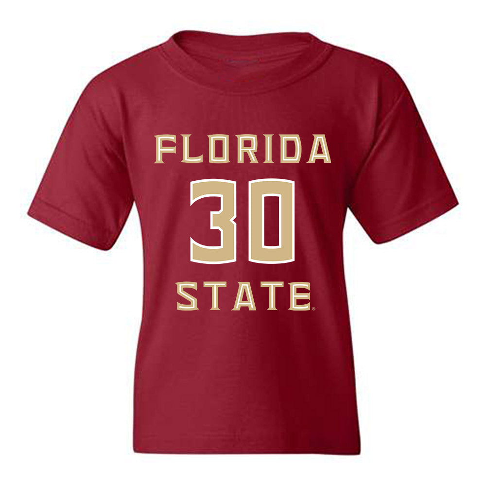 FSU - NCAA Baseball : Bryson Moore - Replica Shersey Youth T-Shirt-0