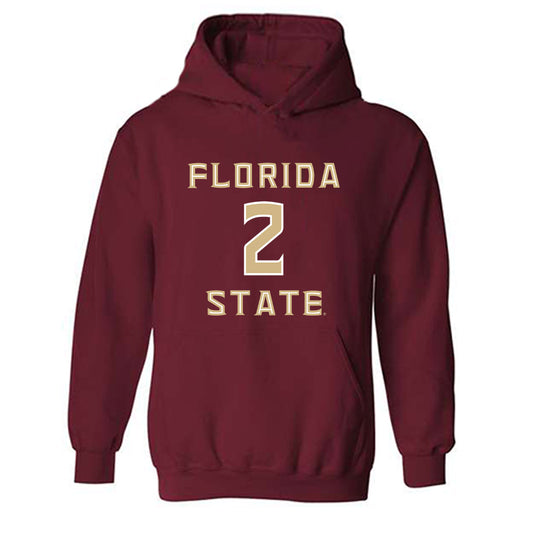 FSU - NCAA Women's Basketball : Amaya Bonner - Replica Shersey Hooded Sweatshirt-0