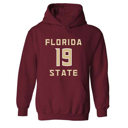 FSU - NCAA Women's Soccer : Kameron Simmonds - Replica Shersey Hooded Sweatshirt
