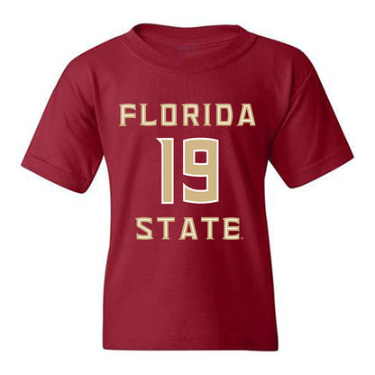 FSU - NCAA Baseball : John Abraham - Replica Shersey Youth T-Shirt-0