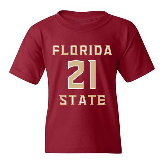 FSU - NCAA Baseball : Nathan Cmeyla - Replica Shersey Youth T-Shirt-0