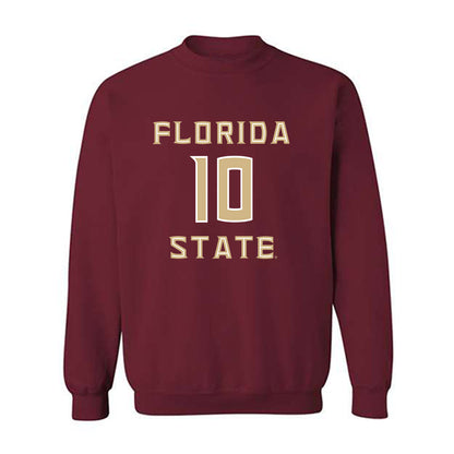FSU - NCAA Men's Basketball : Lajae Jones - Replica Shersey Crewneck Sweatshirt-0