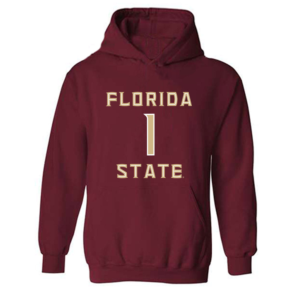 FSU - NCAA Women's Soccer : Adelyn Todd - Replica Shersey Hooded Sweatshirt
