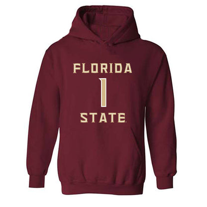 FSU - NCAA Women's Soccer : Adelyn Todd - Replica Shersey Hooded Sweatshirt