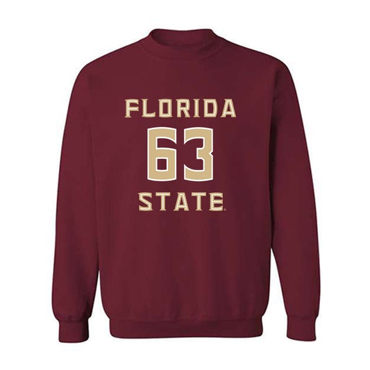 FSU - NCAA Football : Mario Nash Jr. - Replica Shersey Crewneck Sweatshirt-0