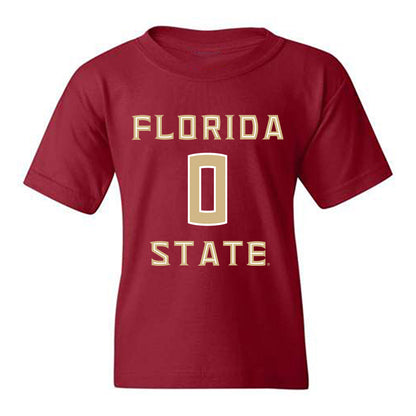 FSU - NCAA Men's Basketball : Maximo Garcia-Plata - Replica Shersey Youth T-Shirt-0