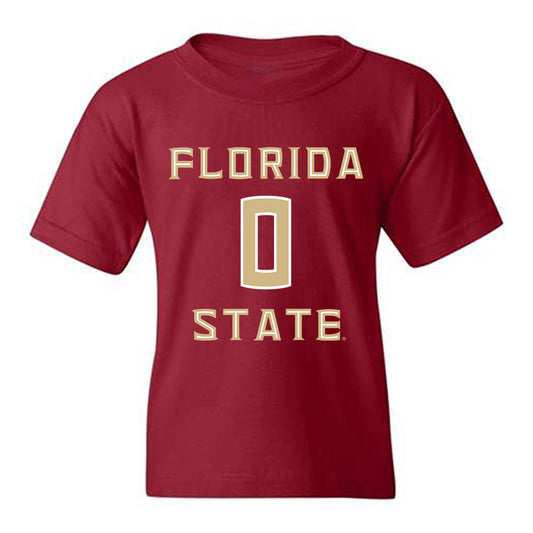 FSU - NCAA Men's Basketball : Maximo Garcia-Plata - Replica Shersey Youth T-Shirt-0