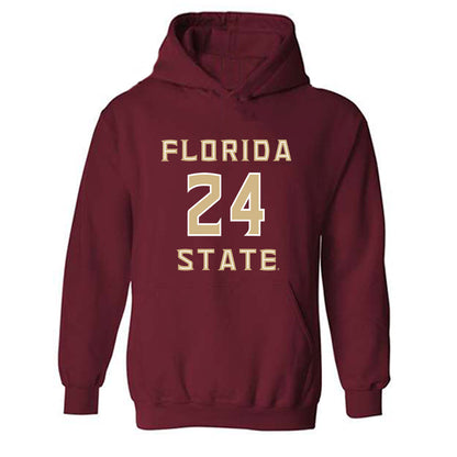 FSU - NCAA Football : KJ Kirkland - Replica Shersey Hooded Sweatshirt
