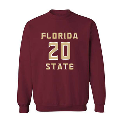 FSU - NCAA Baseball : Jace Estes - Replica Shersey Crewneck Sweatshirt-0