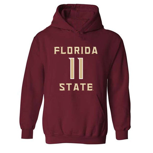 FSU - NCAA Softball : Ashtyn Danley - Replica Shersey Hooded Sweatshirt