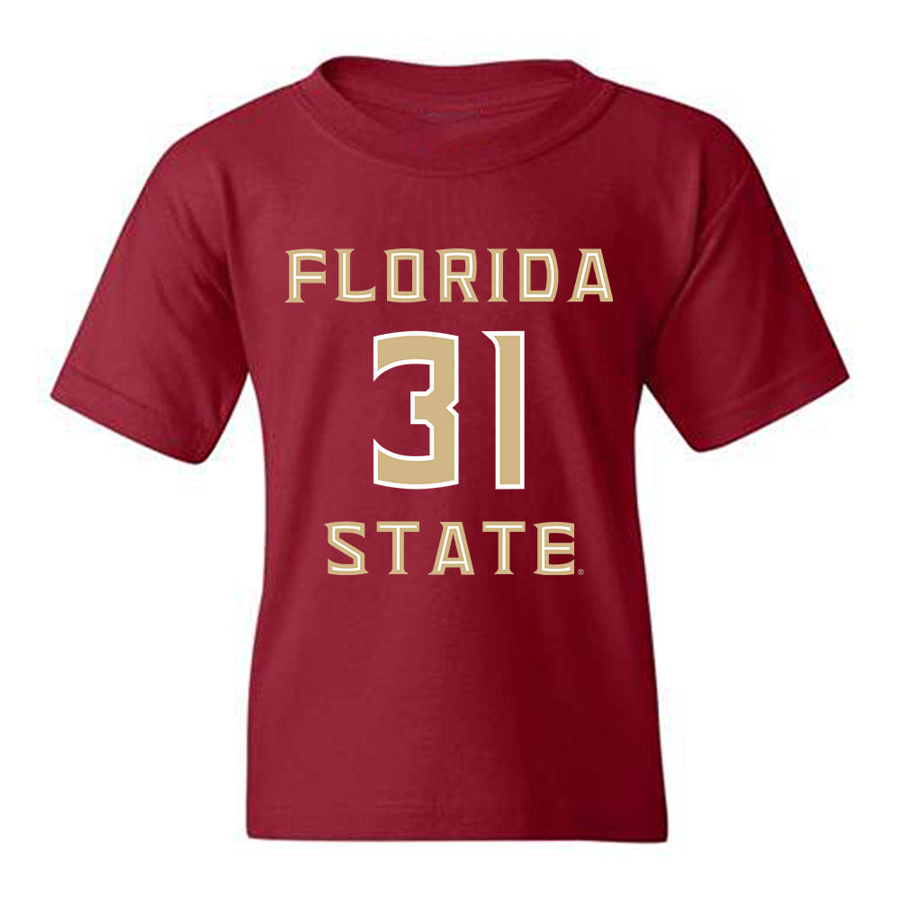 FSU - NCAA Baseball : Braxton Varnes - Replica Shersey Youth T-Shirt-0