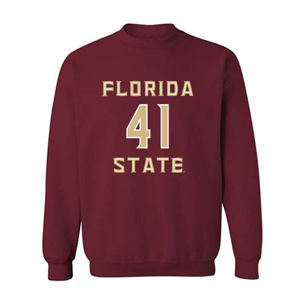 FSU - NCAA Football : AJ Cottrill - Replica Shersey Crewneck Sweatshirt-0