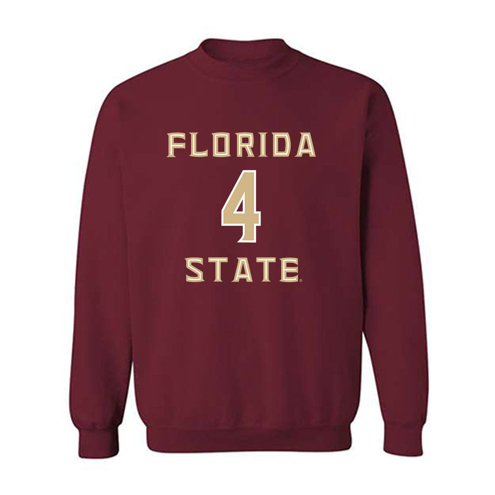 FSU - NCAA Softball : Marlee Gaskell - Replica Shersey Crewneck Sweatshirt-0