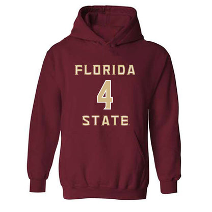FSU - NCAA Men's Basketball : Shahid Muhammad - Replica Shersey Hooded Sweatshirt-0