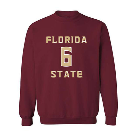 FSU - NCAA Women's Lacrosse : Gabriella Gabby Cleveland - Replica Shersey Crewneck Sweatshirt-0