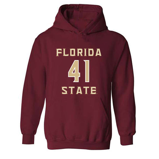 FSU - NCAA Football : AJ Cottrill - Replica Shersey Hooded Sweatshirt-0