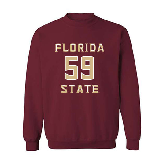 FSU - NCAA Football : Steven Moore - Replica Shersey Crewneck Sweatshirt-0
