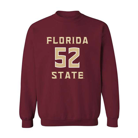 FSU - NCAA Football : Chavez Thompson - Replica Shersey Crewneck Sweatshirt-0