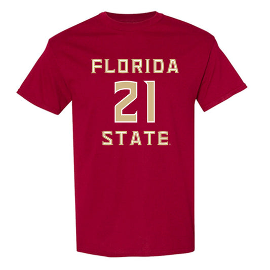 FSU - NCAA Baseball : Nathan Cmeyla - Replica Shersey T-Shirt-0