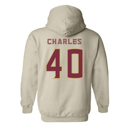 FSU - NCAA Baseball : Joseph Charles - Replica Shersey Hooded Sweatshirt-1