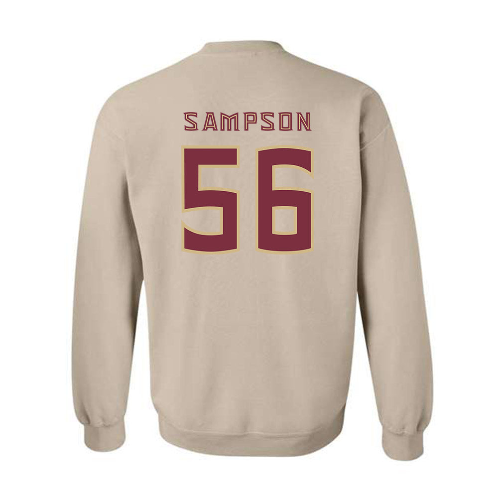 FSU - NCAA Football : KJ Sampson - Replica Shersey Crewneck Sweatshirt