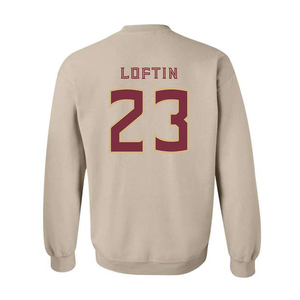 FSU - NCAA Football : Chase Loftin - Replica Shersey Crewneck Sweatshirt-1