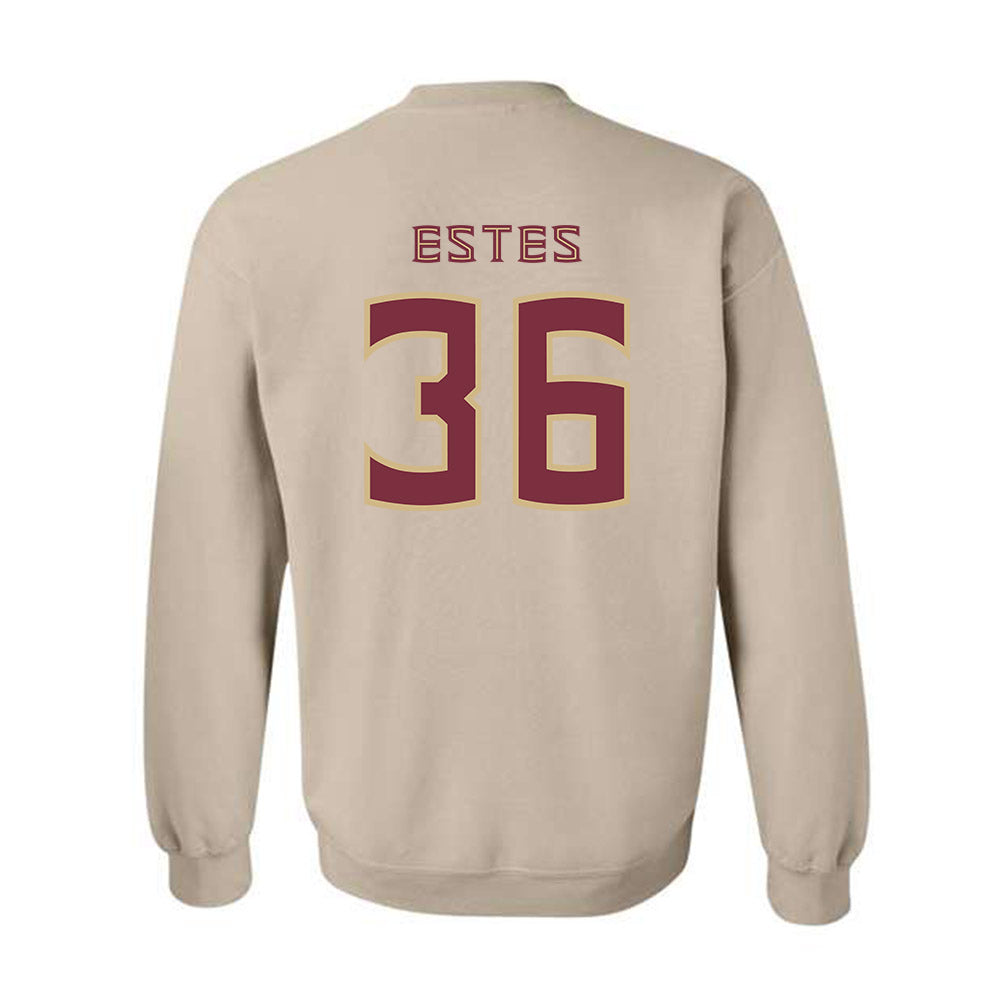 FSU - NCAA Baseball : Jace Estes - Replica Shersey Crewneck Sweatshirt