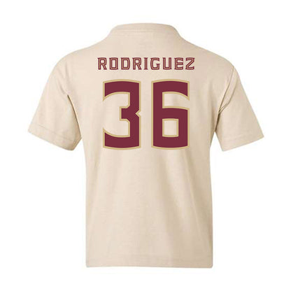 FSU - NCAA Baseball : Mookie Rodriguez - Replica Shersey Youth T-Shirt-1