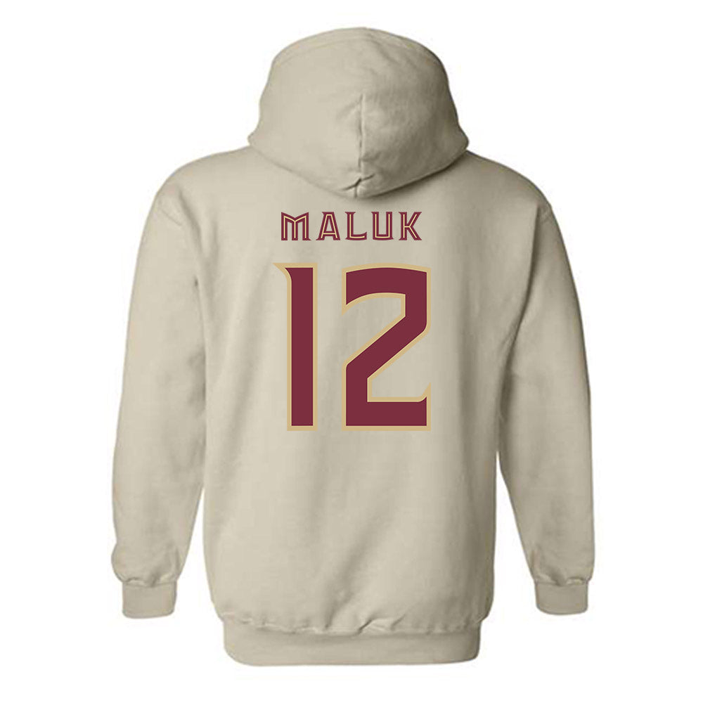 FSU - NCAA Men's Basketball : Alier Maluk - Replica Shersey Hooded Sweatshirt-1