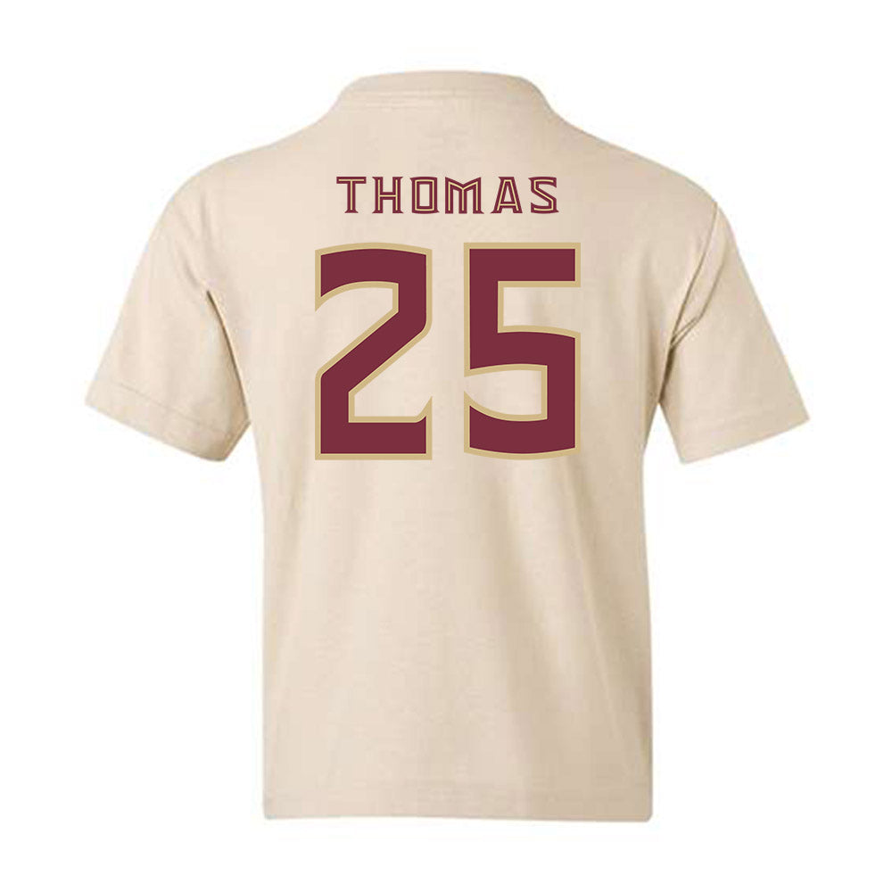 FSU - NCAA Men's Basketball : Justin Thomas - Replica Shersey Youth T-Shirt-1