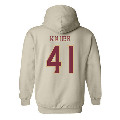 FSU - NCAA Baseball : Chris Knier - Replica Shersey Hooded Sweatshirt