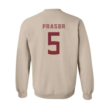 FSU - NCAA Baseball : Gabe Fraser - Replica Shersey Crewneck Sweatshirt-1
