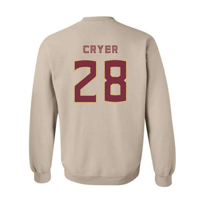 FSU - NCAA Football : Justin Cryer - Replica Shersey Crewneck Sweatshirt