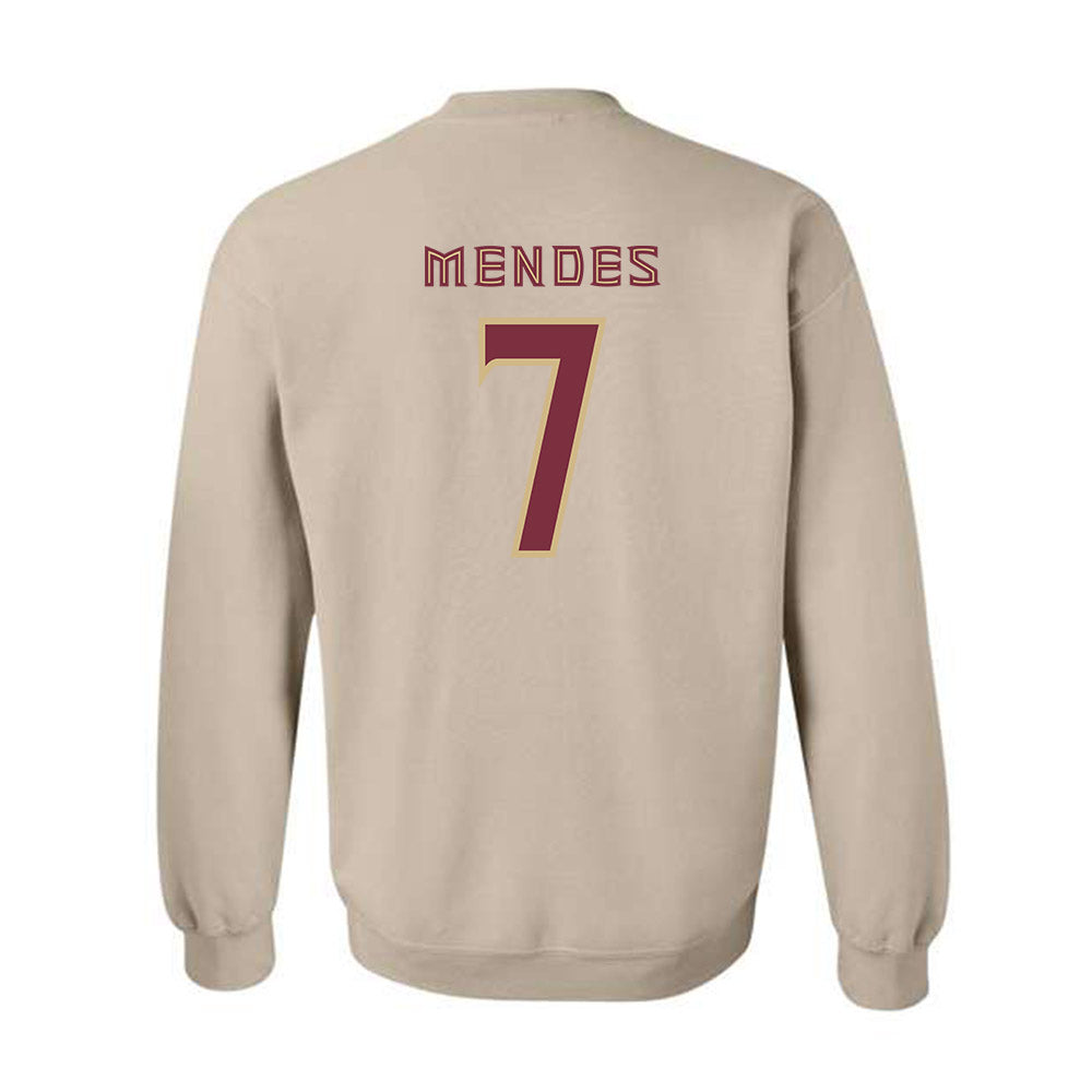 FSU - NCAA Baseball : Wes Mendes - Replica Shersey Crewneck Sweatshirt-1