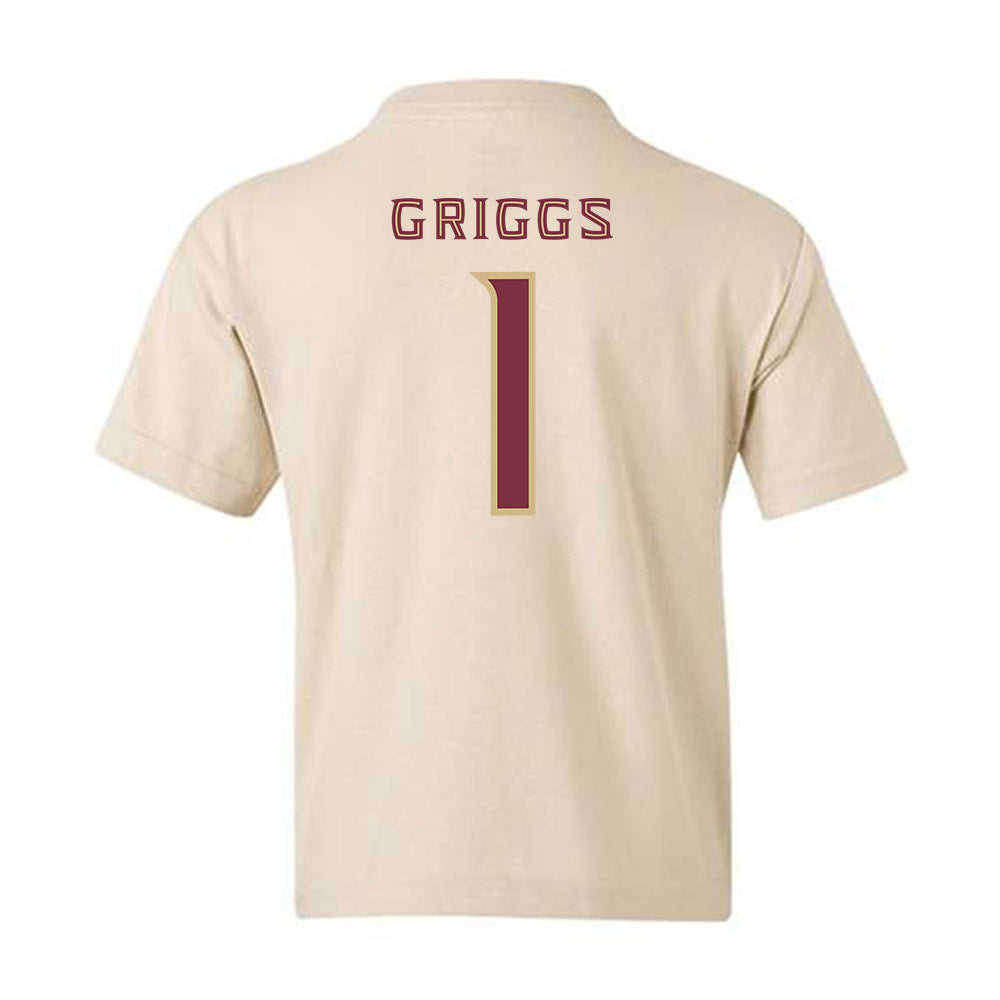 FSU - NCAA Softball : Hayley Griggs - Replica Shersey Youth T-Shirt-1