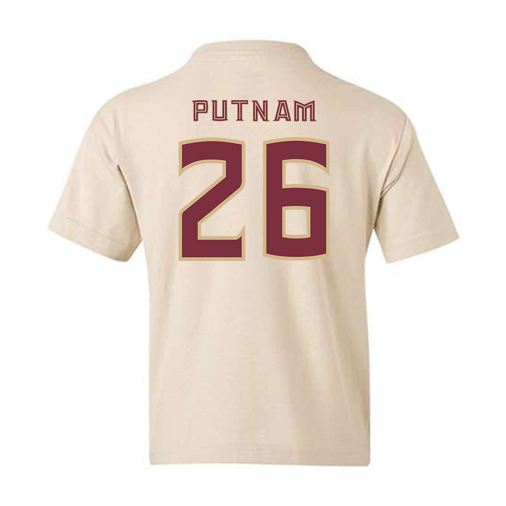 FSU - NCAA Baseball : Eli Putnam - Replica Shersey Youth T-Shirt-1